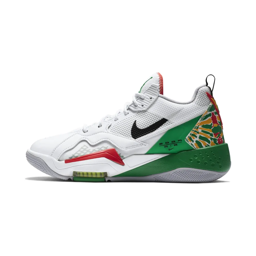 Jordan Zoom 92 White Green Red Summit White/Lucky Green-Track Red-Black (CK9183-103)