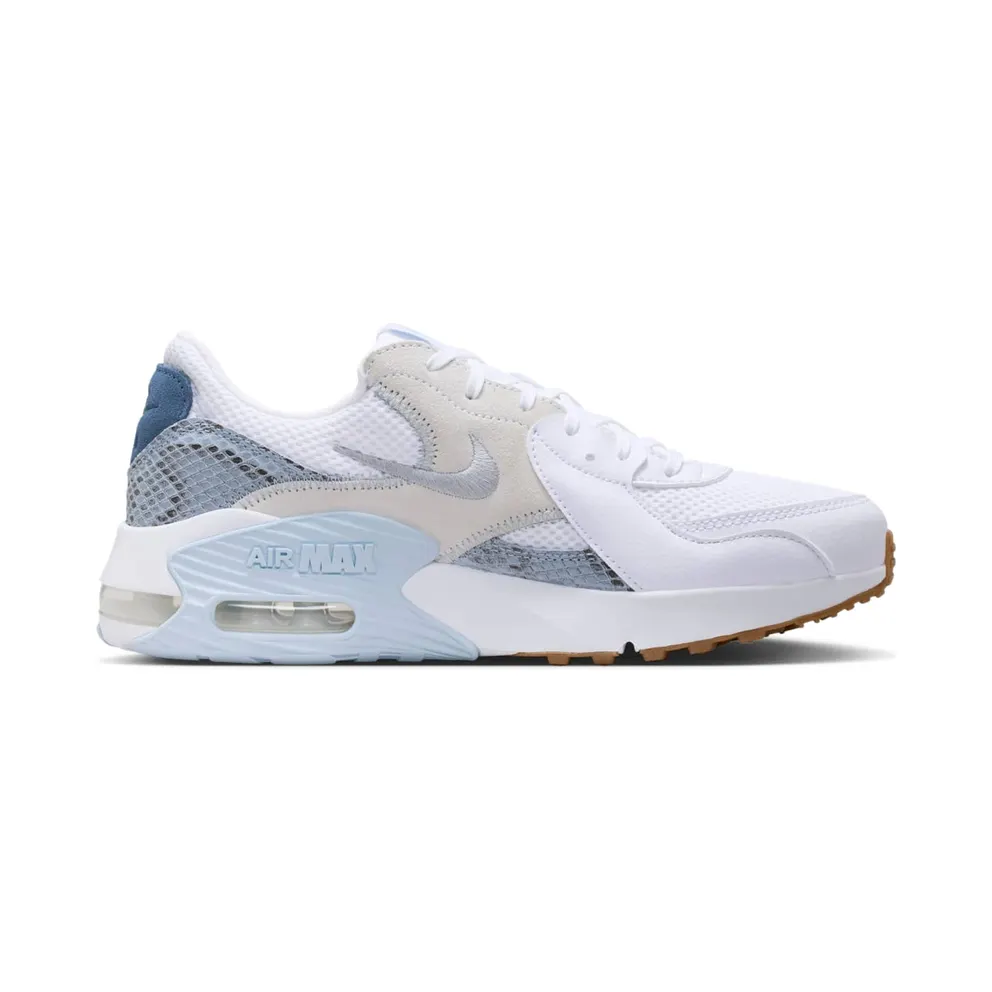 Nike Air Max Excee Premium Womens “White Hydrogen Blue Snakeskin” (IR1379-100)