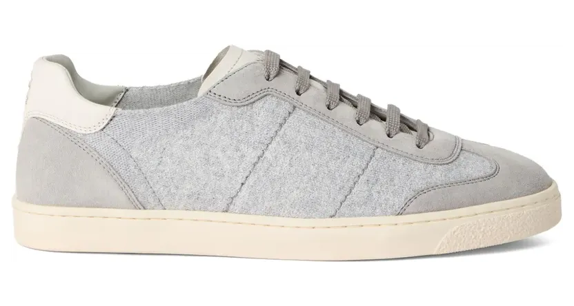 Brunello Cucinelli Sneakers in Strickoptik – Grau (MZUKVTN286CFK54)