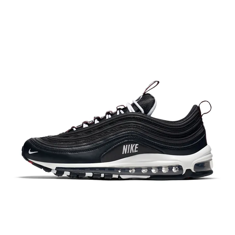 Nike Air Max 97 Overbranding Black Black/White-Varsity Red (312834-008)