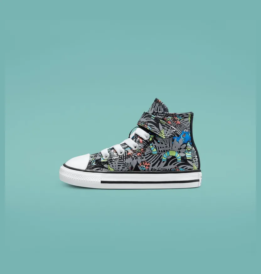 Converse Chuck Taylor All Star Easy-On Plants Zwart/mason/lime Rave/wit (A01203C)