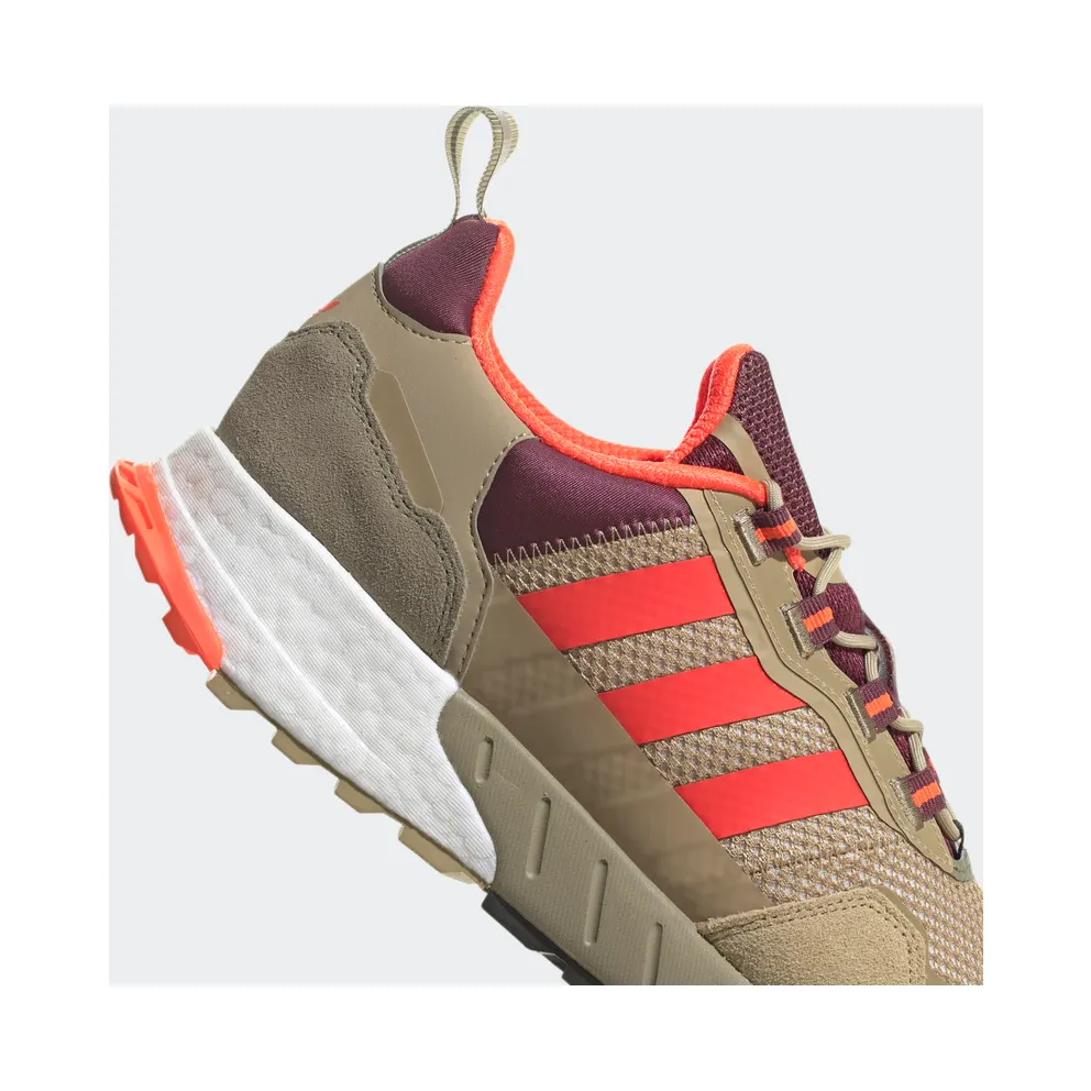 adidas ZX 1K Boost Beige Tone / Solar Red / Victory Crimson (H00429)