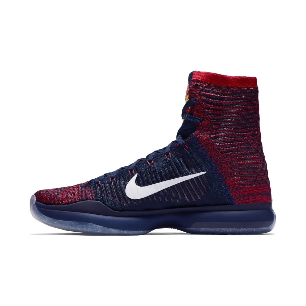 Nike Kobe 10 Elite American University Red/White-Obsidian-Bright Crimson (718763-614)