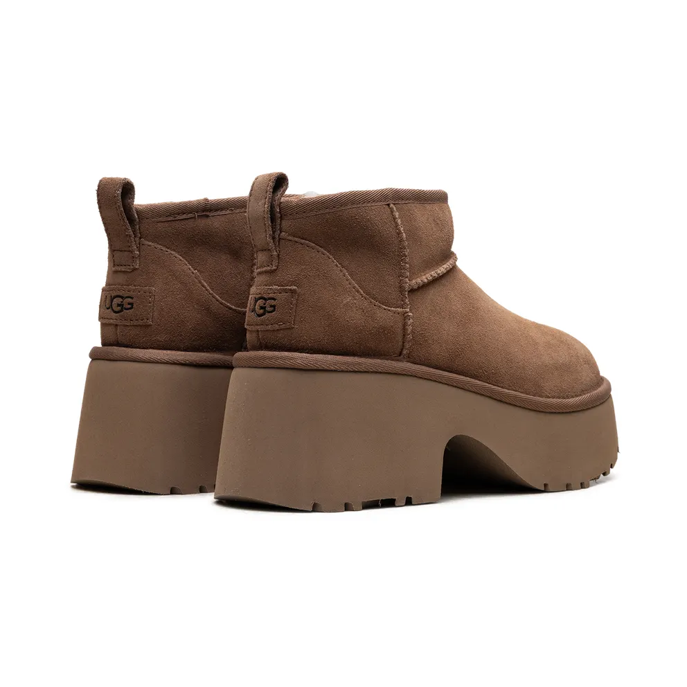 Ugg Classic Ultra Mini New Heights Boot “Chestnut” (1158311-CHE)