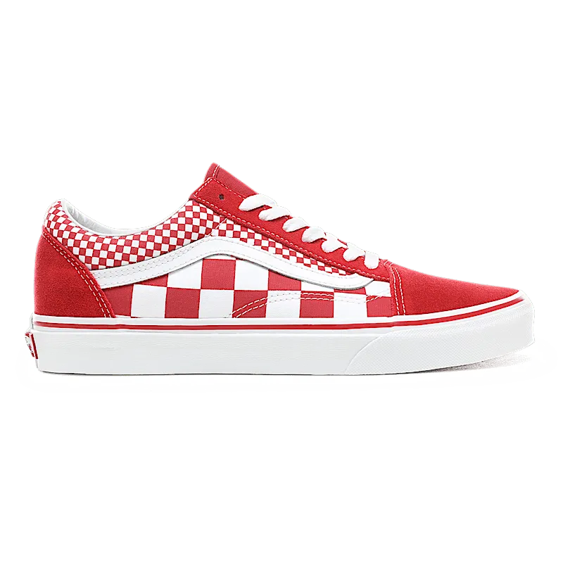 Vans Old Skool Mix Checker Chili Pepper Chili Pepper/True White (VN0A38G1VK5)