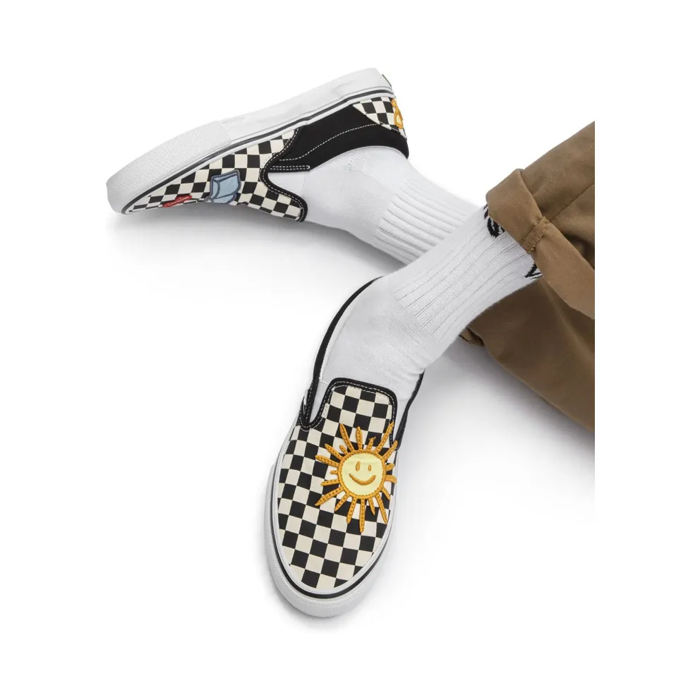 VANS Vans X Skateistan Skate Slip-on Shoes Black (VN0A5FCA89C)