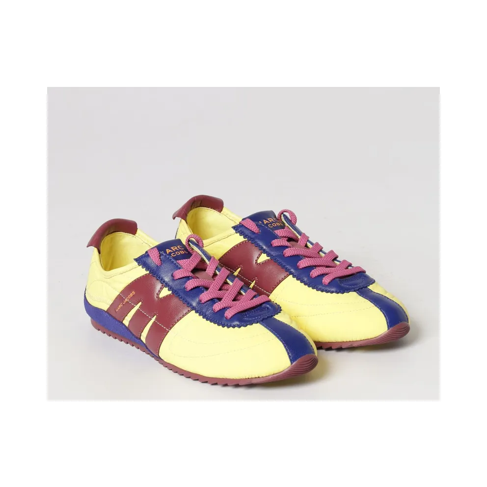 Marc Jacobs Leather and Nylon The 400 Bleecker Runner Yellow (2S6FSN001F29706)