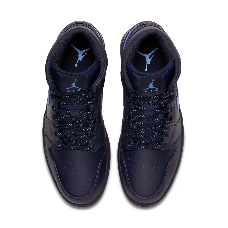 Jordan 1 Retro Mid Obsidian University Blue (554724-405)