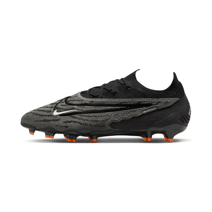 Nike Gripknit Phantom GX Elite FG “Black / Dark Smoke Grey / Total Orange / Summit White” (DC9968-010)
