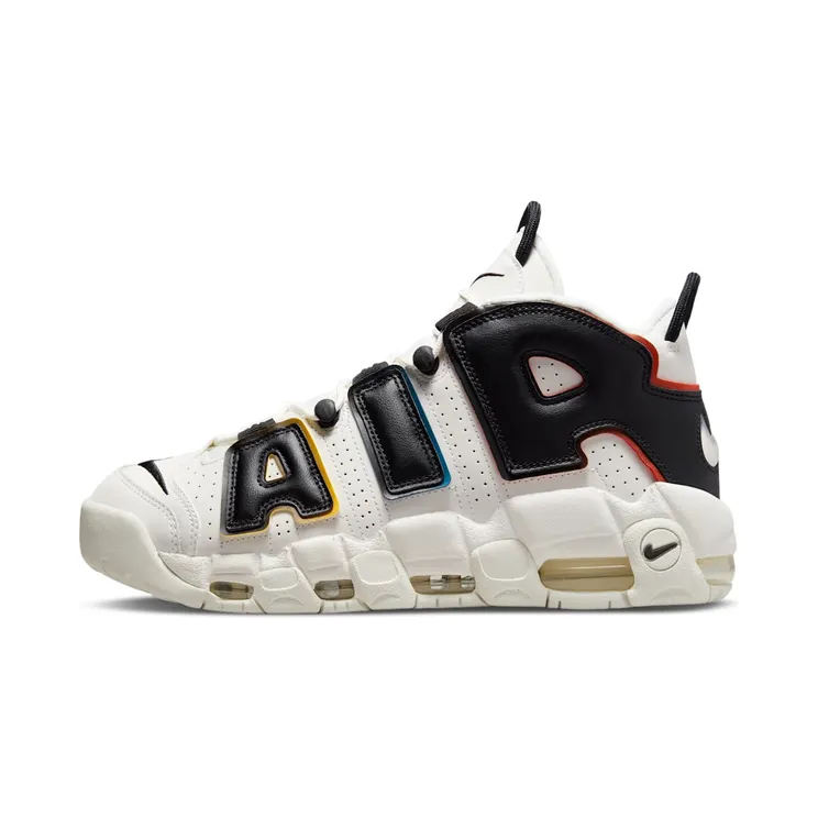 Nike Air More Uptempo Primary Colours White “Sail / Team Orange / Black” (DM1297-100)