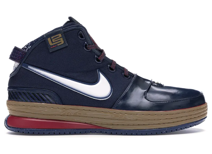 Nike Zoom LeBron 6 ‘Chalk’ Mdnght Nvy/Mdnght Nvy-Vrsty Cr (346526-441)