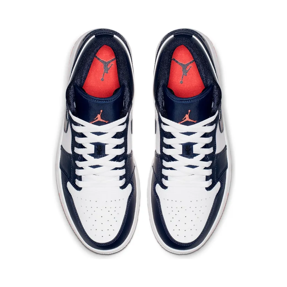 Jordan 1 Low Obsidian Ember Glow Obsidian/Ember Glow-White (553558-481)