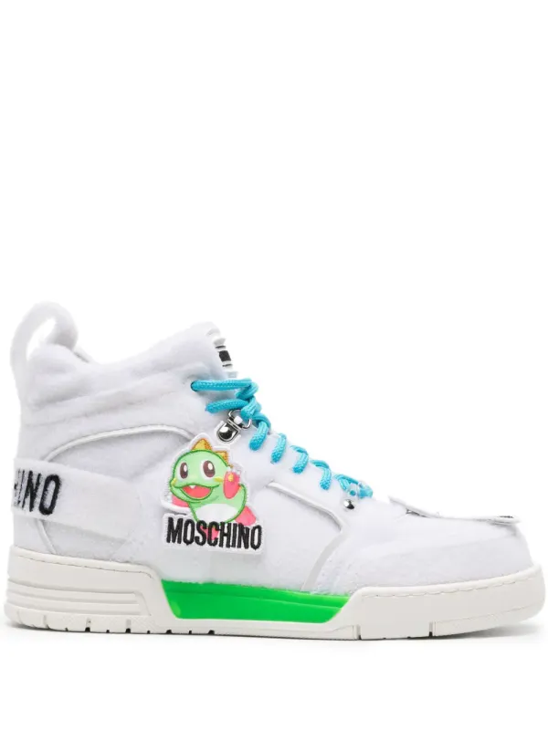 Moschino High-Top- mit Applikation – White (B60818265)