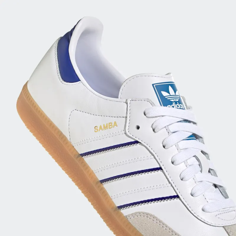 Adidas Samba Cloud White / Lucid Blue / Gum (IG2339)