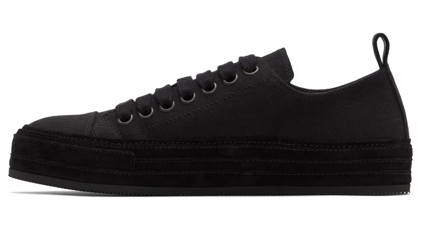 Ann Demeulemeester Black Denim Gert Sneakers (2201-W-N03-185-099) (3)