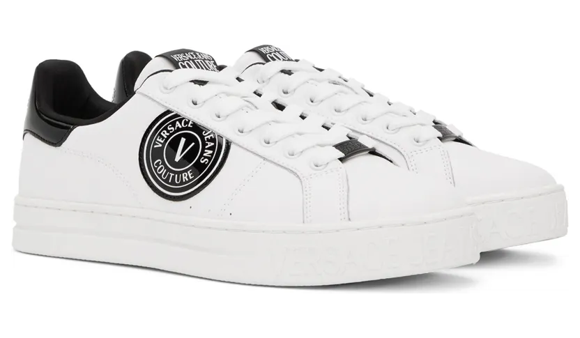 Versace Jeans Couture Black V-Emblem Court 88 Sneakers (E73YA3SK1EZP165) (4)