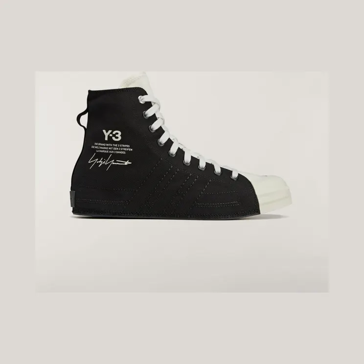Adidas Y-3 Nizza Hi Orbit Grey / Orbit Grey / Black (JQ8818)