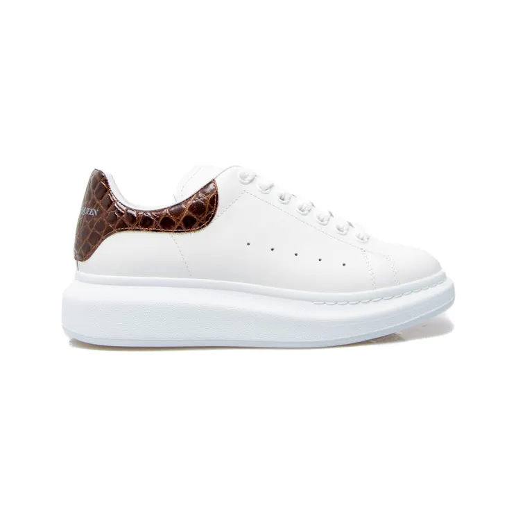 Alexander McQueen Oversized Brown Crocodile