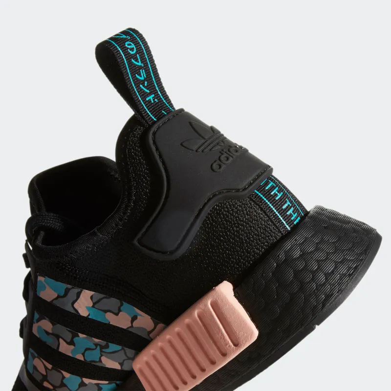 adidas NMD_R1 Core Black / Hi-Res Aqua / Glow Pink (FV3853)