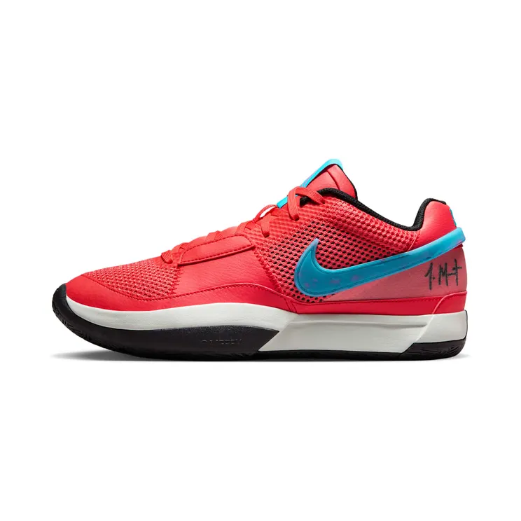 Nike Ja 1 “Ember Glow / Light Silver / Blue Lightning” (DR8785-800)