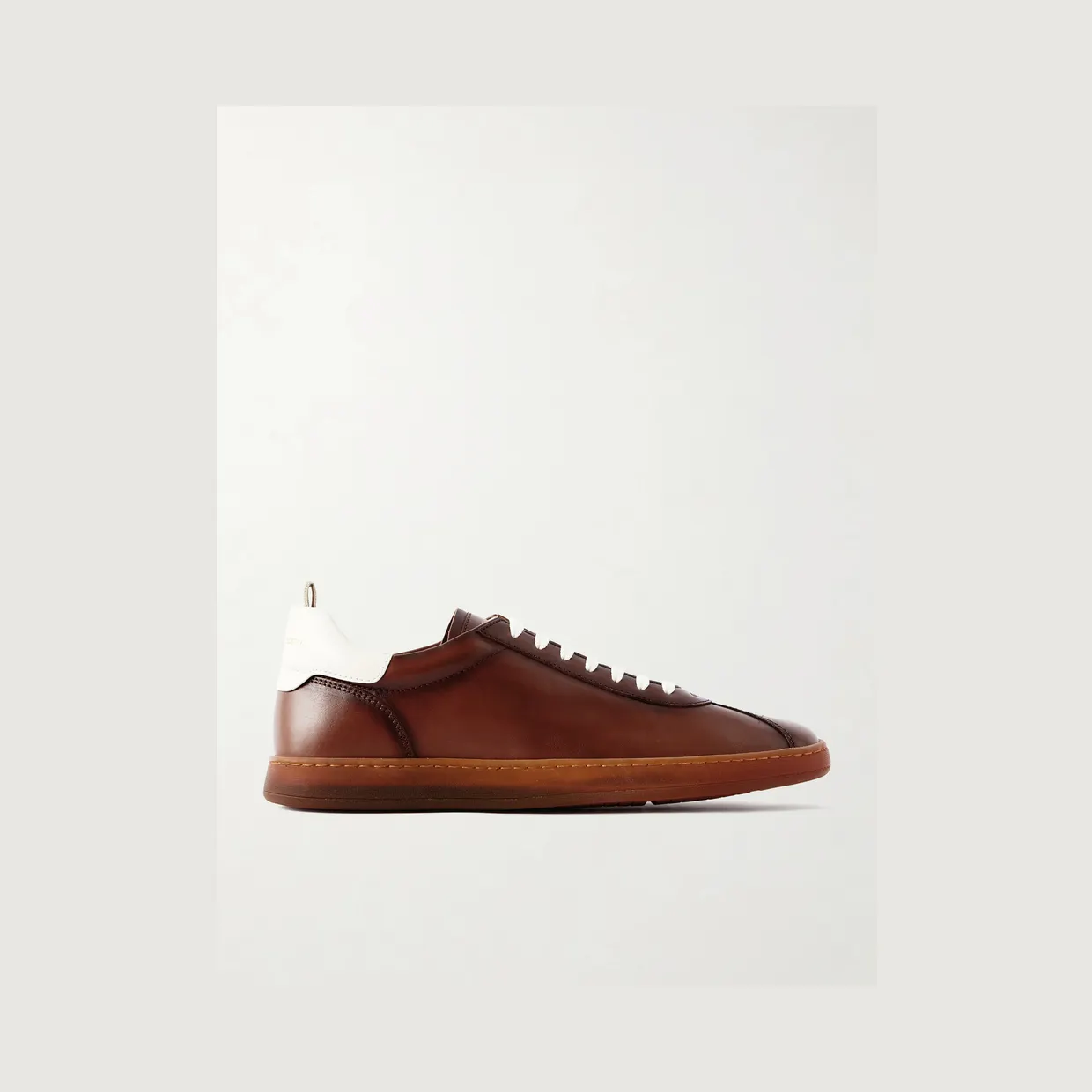 Officine Creative Ginnasio 003 Leather Sneakers Brown (OCUHALO003-CVCOM00000BUN24)