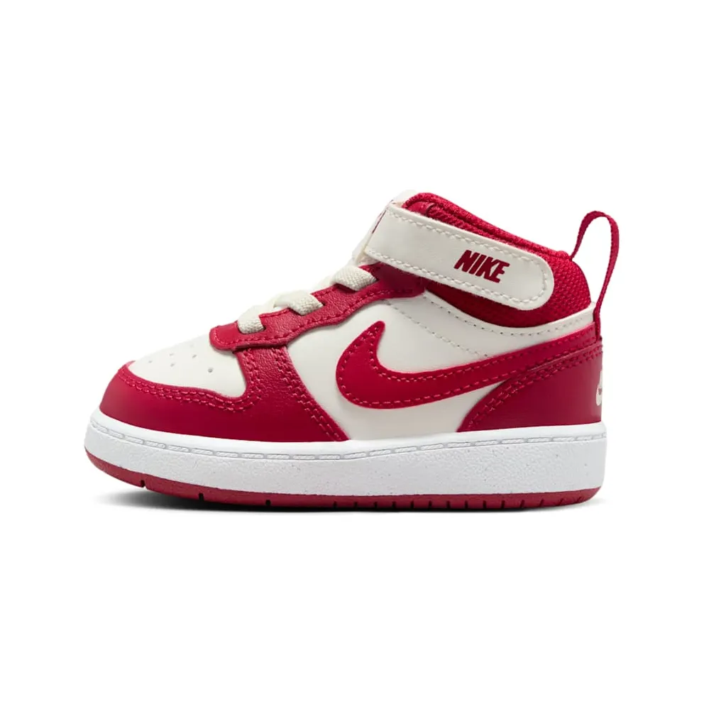 Nike Court Borough Mid 2 Sail White Gym Red (CD7784-124)