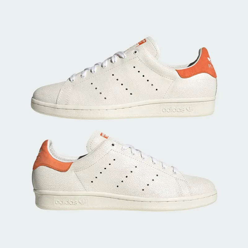 Adidas STAN SMITH 80s Shoes Cloud White / Craft Orange / Off White (KZ6939)