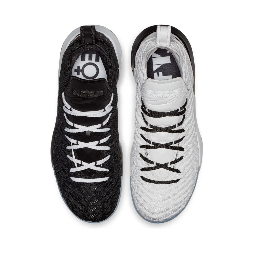 Nike LeBron 16 Equality Home (2019) Black/White (BQ5969-100)