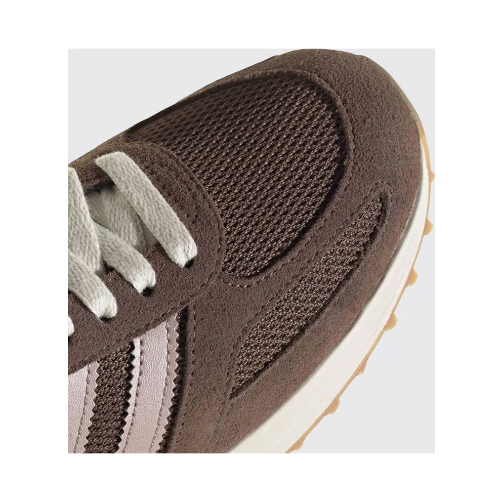 Adidas Originals LA Trainer OG Suede and Mesh Trainers with 3-Stripes Brown (KK2439)