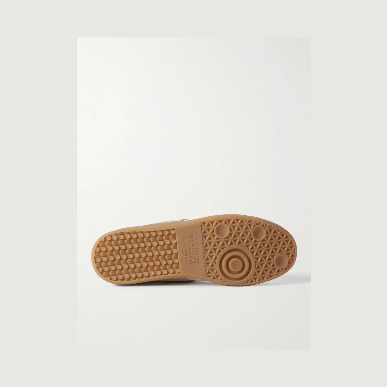 Maison Margiela Replica Leather and Suede Sneakers Brown (S57WS0236) (6)