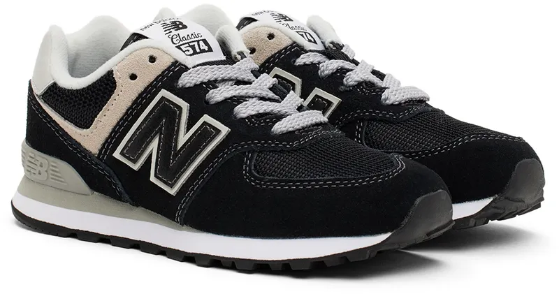 New Balance New Balance Kids' 574 Core Black/Grey (PC574GK)