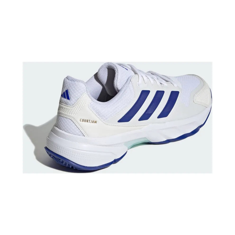 adidas Courtjam Control 3 Cloud White Lucid Blue Semi Flash Aqua (IF9136)