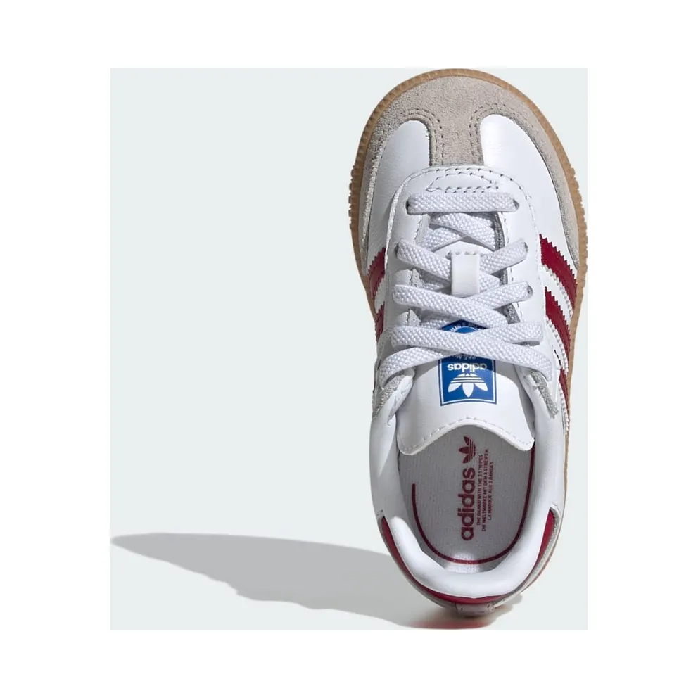 adidas Samba OG Kids Cloud White / Collegiate Burgundy / Gum (IE1336)