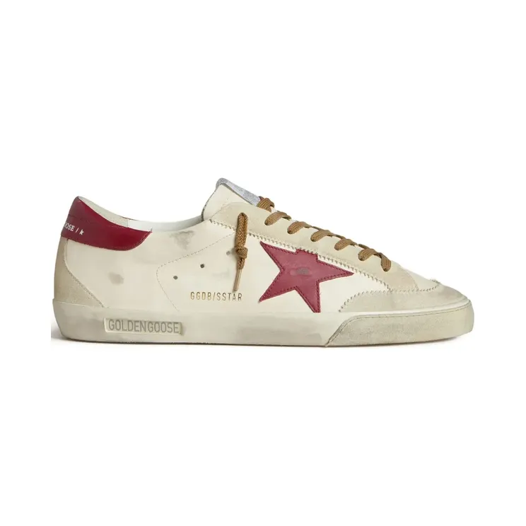 Golden Goose Super-Star leren “White” (GMF01019F007920)
