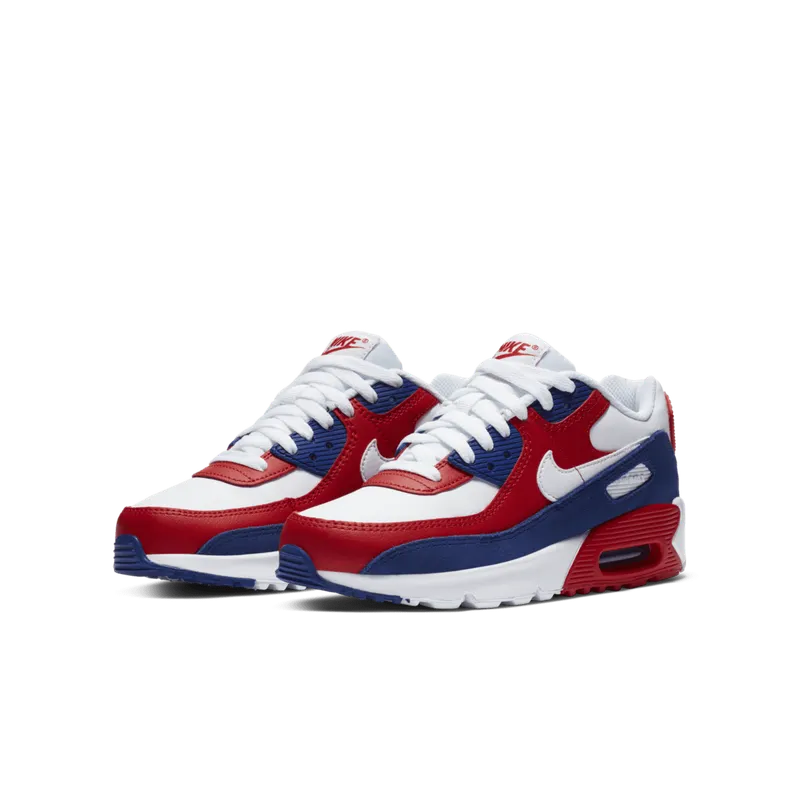 Nike Air Max 90 Deep Royal University Red (GS) White/Deep Royal/University Red (DA9022-100)