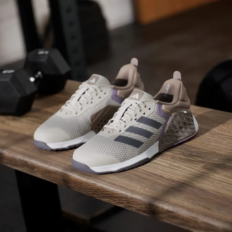 Adidas Dropset 3 Training Beige / Grey Strata / Powder Plum (JR1675)