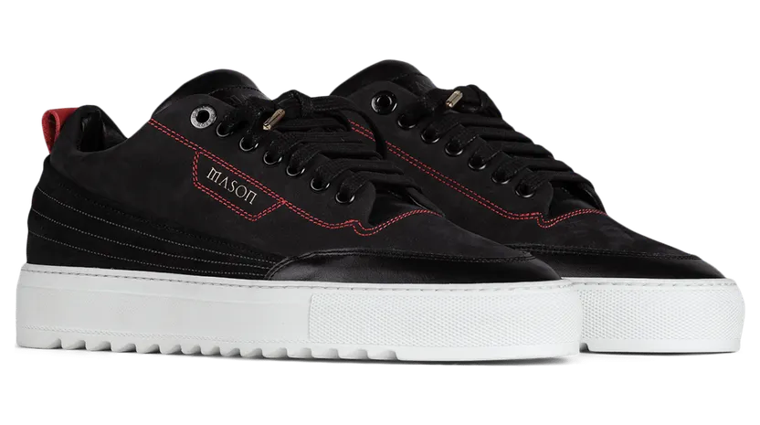 Mason Garments Torino Leather/Suede/Nubuck Black (FW20-6A)
