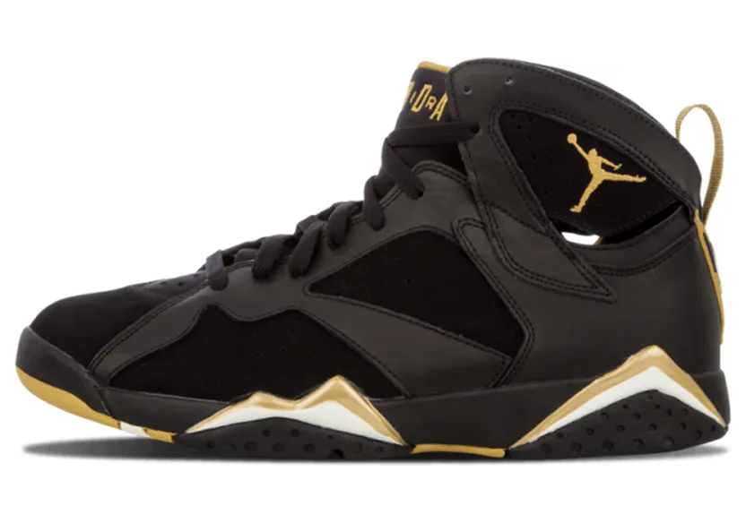 Air Jordan 7 Retro ‘Golden Moments’ Black/Metallic Gold-White (304775-030)