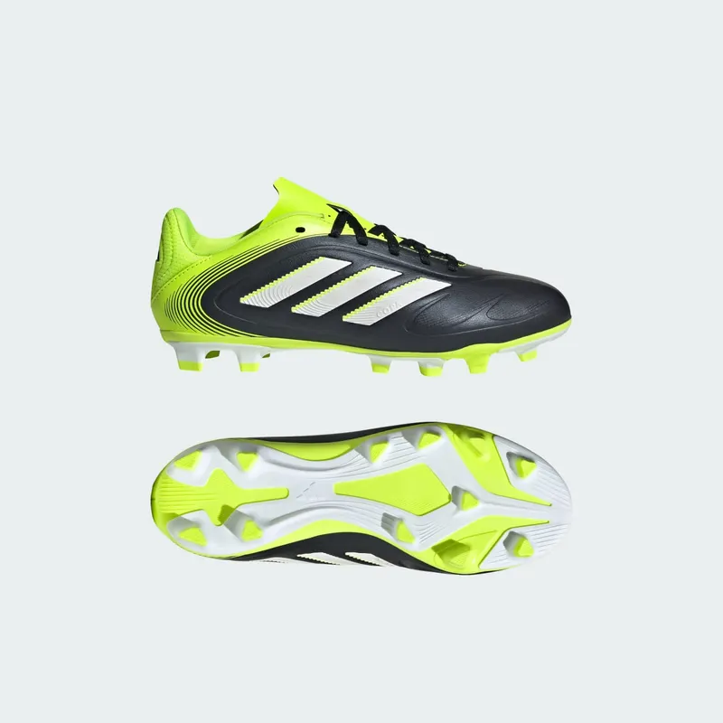 adidas Copa Pure 3 Club FG/MG Core Black Cloud White Lucid Lemon (JR2905)