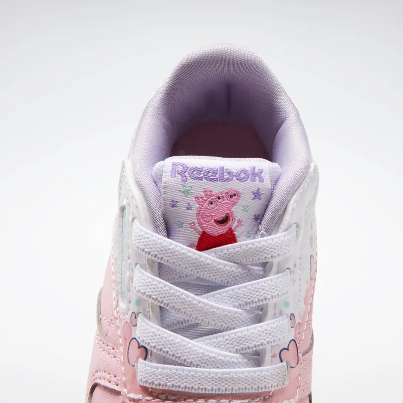 Adidas Peppa Pig Classic Leather Light Pink / Cloud White / Purple Glow (GZ6485)