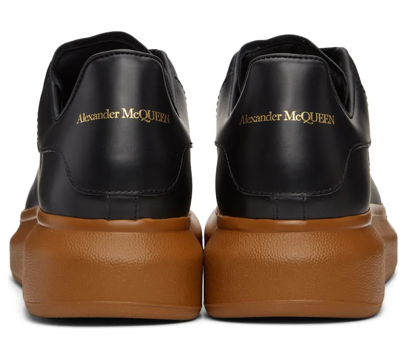 Alexander McQueen Black & Brown Oversized Sneakers (553680WHTQ4) (5)