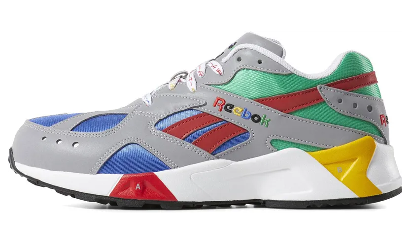 Reebok Aztrek Nintendo Grey/Cobalt-Big Green (Other Brands Reebok)