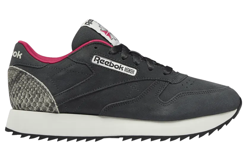 Reebok Cl Lthr Ripple Cold Grey 7 / Chalk / Pursuit Pink (GX5097)