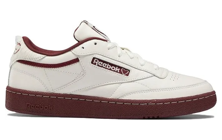 Reebok CLUB C 85 Chalk / Merlot / Chalk (FY4138)