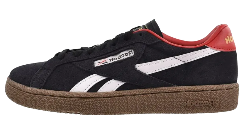 Reebok Club C Grounds “Black / Footwear White / Gum” (100256-208)