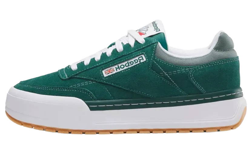 Reebok Club C Megacourt “Collegiate Green / Escape Green” (100201-245)