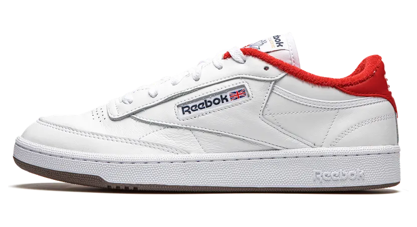 Reebok Eric Emanuel Club C 85 White / Cherry Tomato / Smokey Taupe (FY3412)