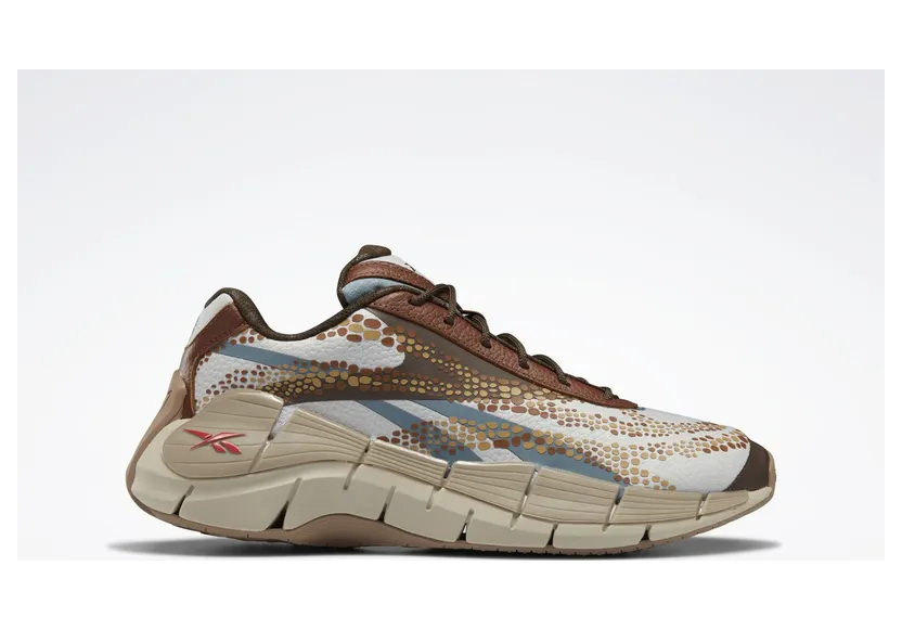 Reebok Jurassic World Zig Kinetica 2.5 Stark Grey / Peat / Grizzly Brown (HQ6263)