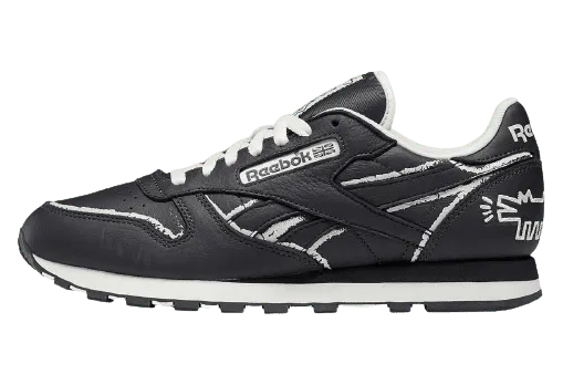 Reebok Keith Haring Classic Leather Black / Chalk / Pure Grey 8 (GZ1456)