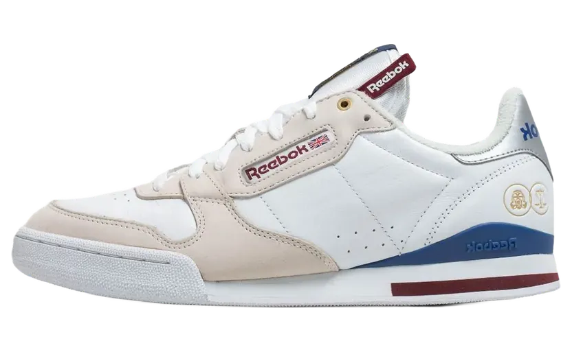 Reebok Phase 1 Footpatrol x Highs and Lows Common Youth White/White-Cobalt-Merlot (Other Brands Reebok)